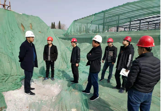 安監(jiān)站領導到集團公司項目進行檢查指導